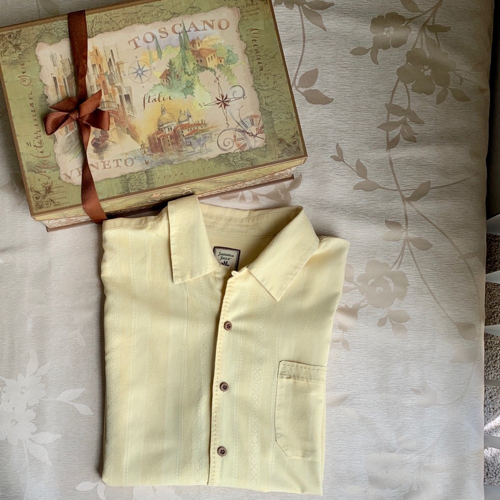 Yellow Semi-Casual  Men’s Shirt by Jamaica Jaxx